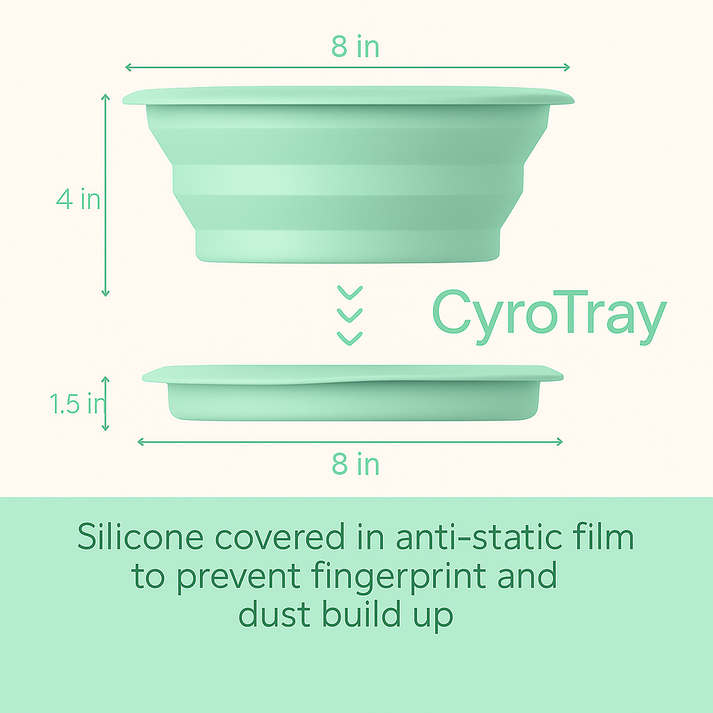 Portable Silicone Ice Basin